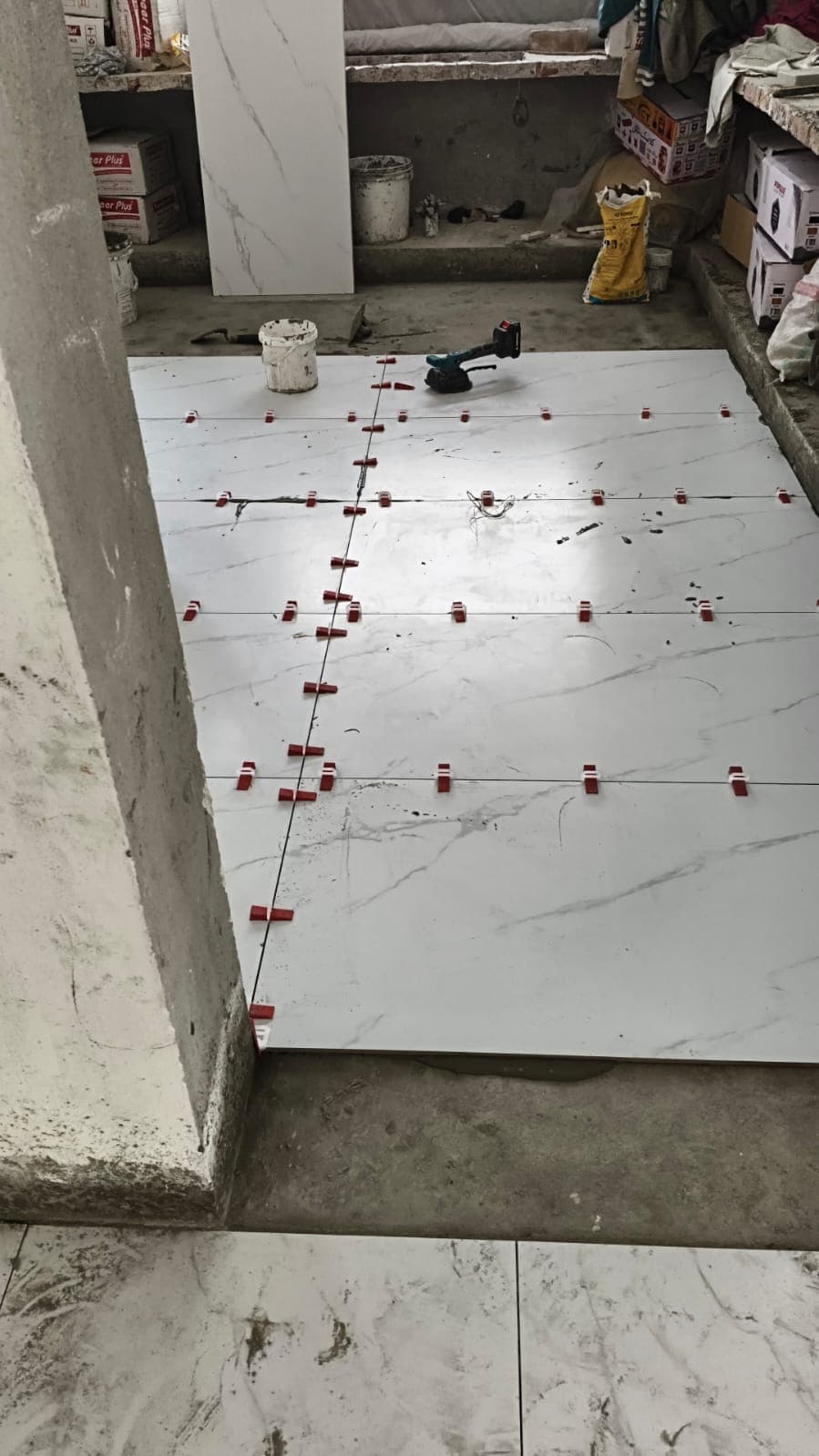 Porcelain Floor Installation
