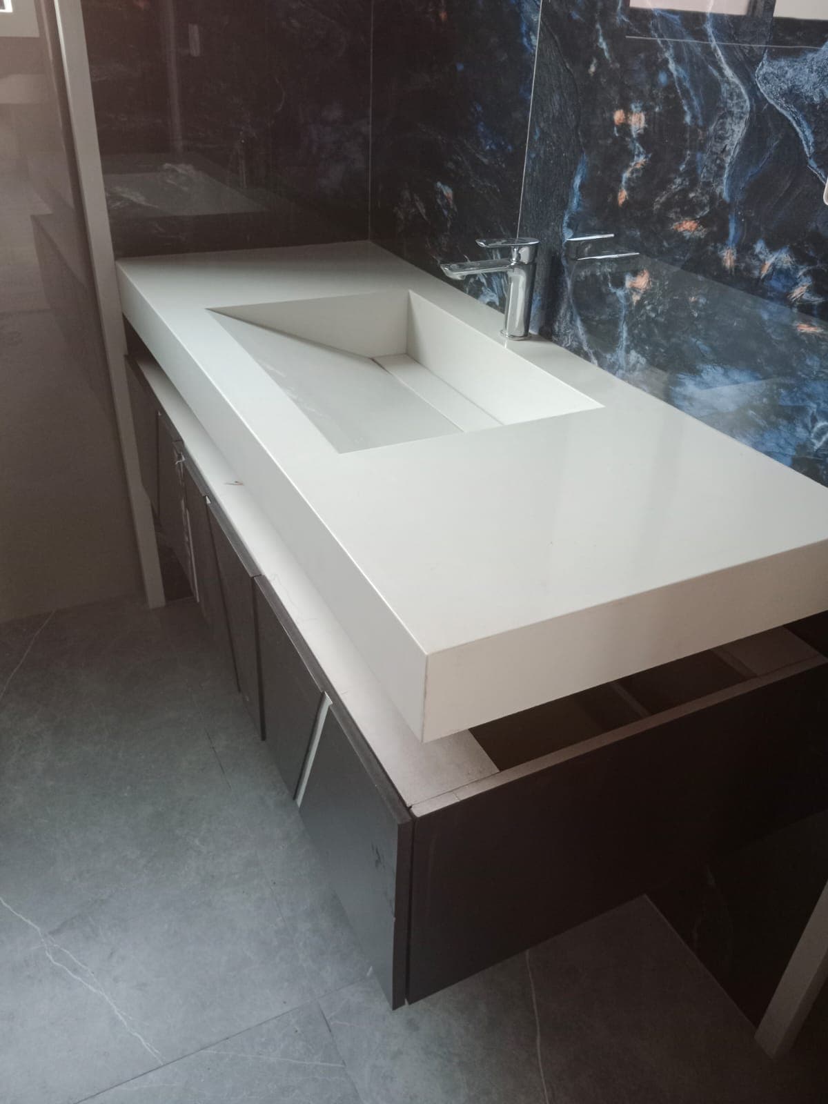 Dark Stone Washstand